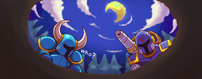 vile and shovel knight (mega man and 3 more) drawn by nobuyu_(77yusei)