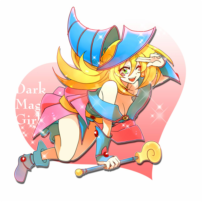 dark magician girl (yu-gi-oh!) drawn by popoin