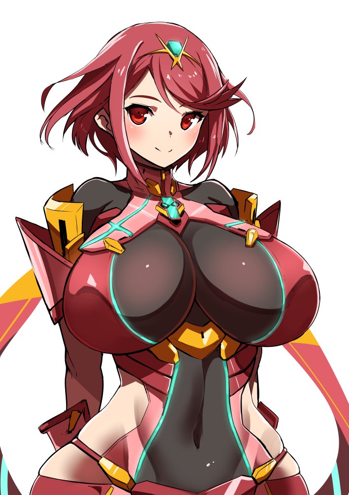 pyra (xenoblade chronicles and 1 more) drawn by nuezou