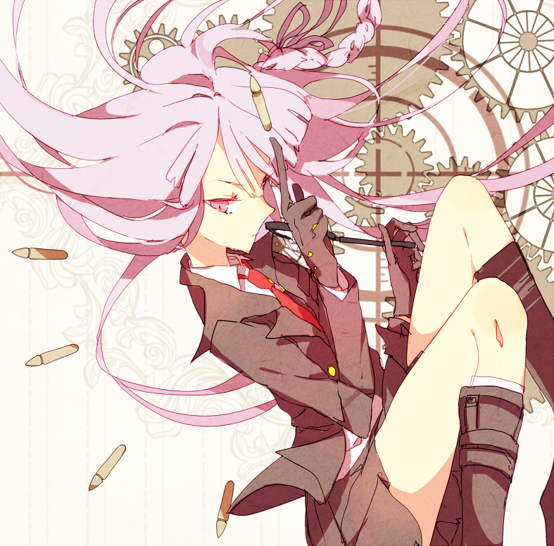 kirigiri kyoko (danganronpa and 1 more) drawn by lucarios