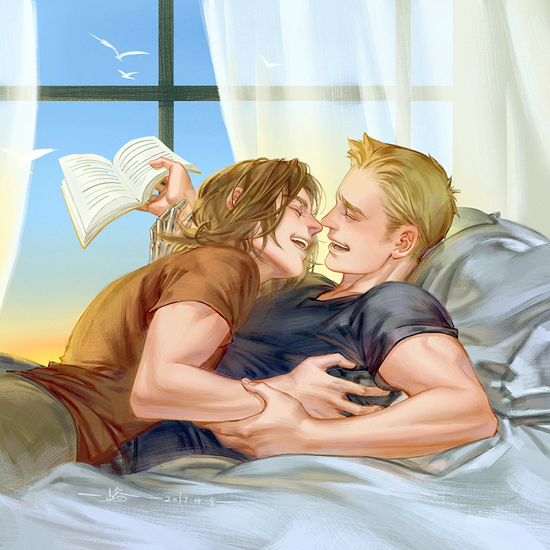 steve rogers and bucky barnes (marvel and 1 more) drawn by yoku_(liuyc)