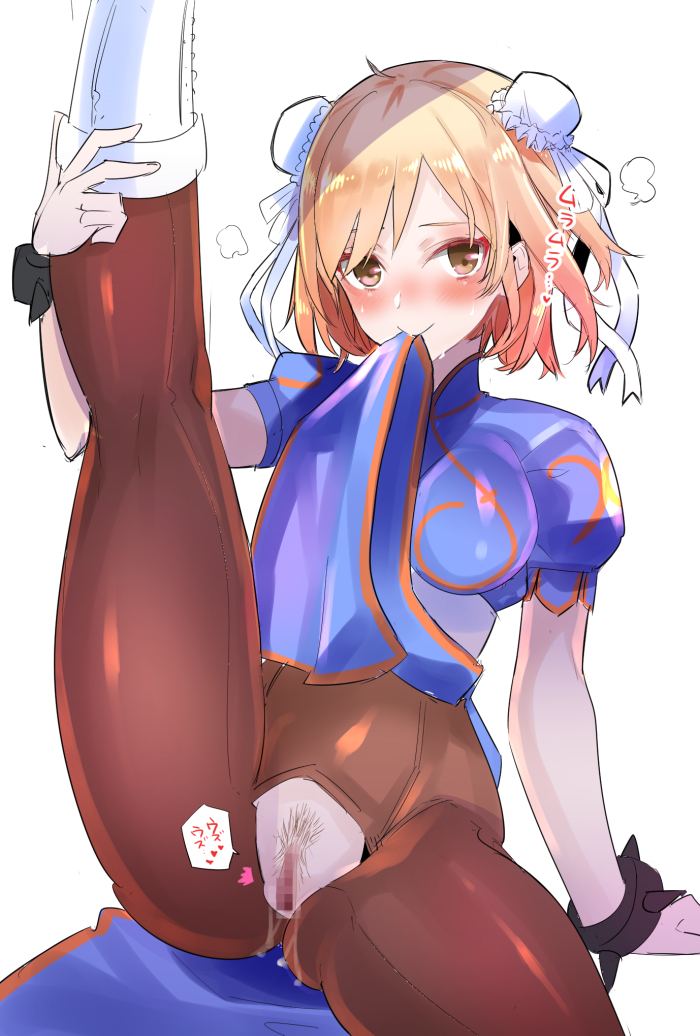 chun-li and djeeta (granblue fantasy and 1 more) drawn by tajima_ryuushi