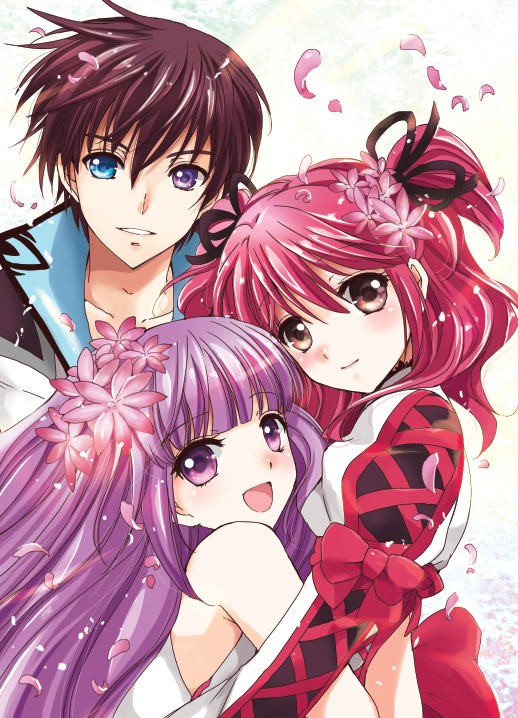 sophie, asbel lhant, and cheria barnes (tales of and 1 more) drawn by akina_tsukako