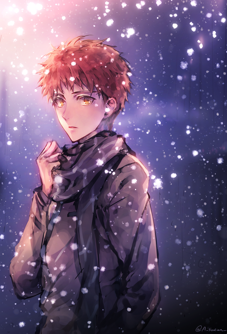 emiya shirou (fate and 1 more) drawn by h_sueun