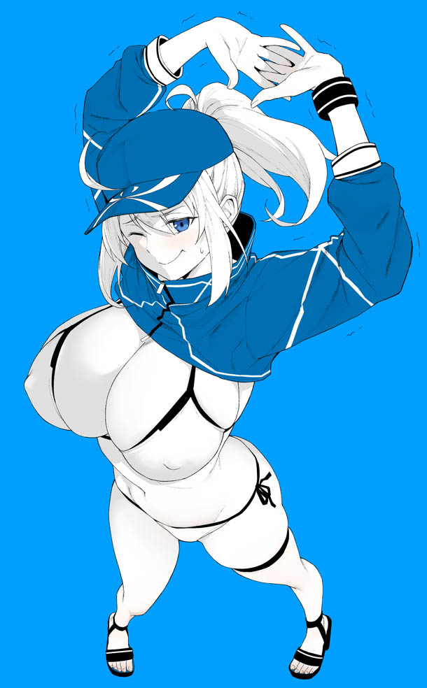 artoria pendragon and mysterious heroine xx (fate and 1 more) drawn by soba_(saz)