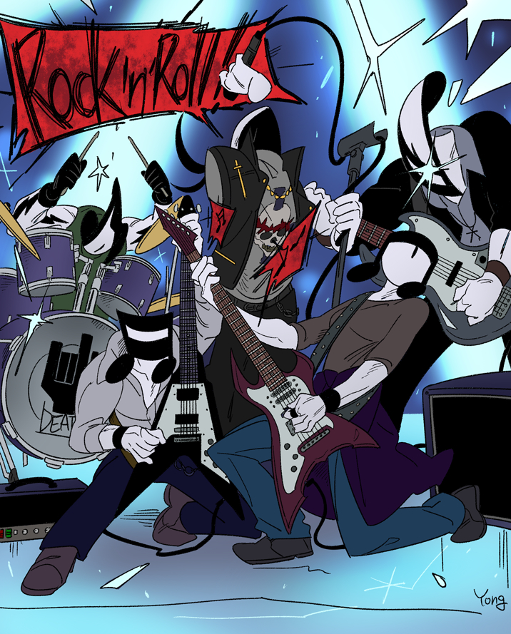 the silent orchestra and one sin and hundreds of good deeds (project moon and 1 more) drawn by force_(4sk_force)