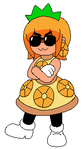 pineapple princess (original and 1 more) drawn by tinytoxicwaste101