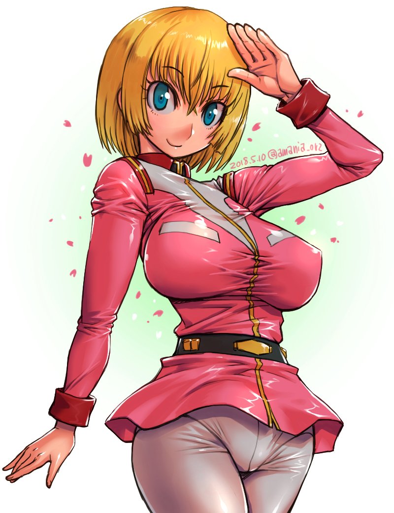 sayla mass (gundam and 1 more) drawn by amania_orz