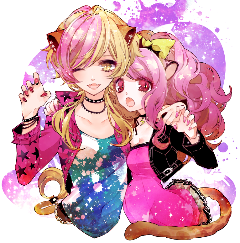 citti and laina (show by rock!!) drawn by mamaloni
