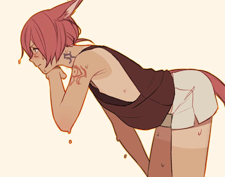 g'raha tia (final fantasy and 1 more) drawn by ffxivys