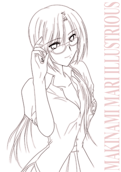 makinami mari illustrious (neon genesis evangelion and 2 more) drawn by shizuki_michiru
