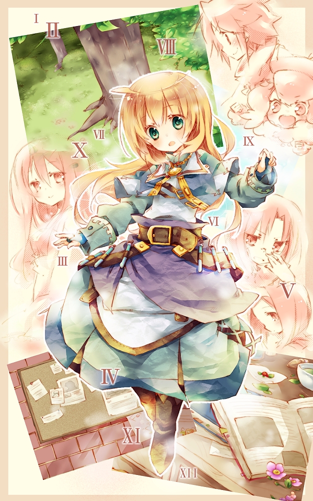 noora brandor, keke, sirkka bjorn, mellow, ruttz alenius, and 1 more (noora to toki no koubou) drawn by amamiya_kabosu