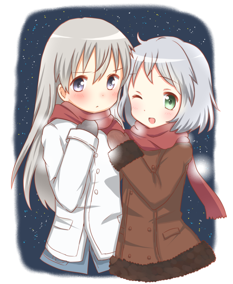 sanya v. litvyak and eila ilmatar juutilainen (world witches series and 1 more) drawn by shiina_watamaru