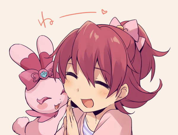 aida mana and sharuru (precure and 1 more) drawn by mizuki_(koko_lost)