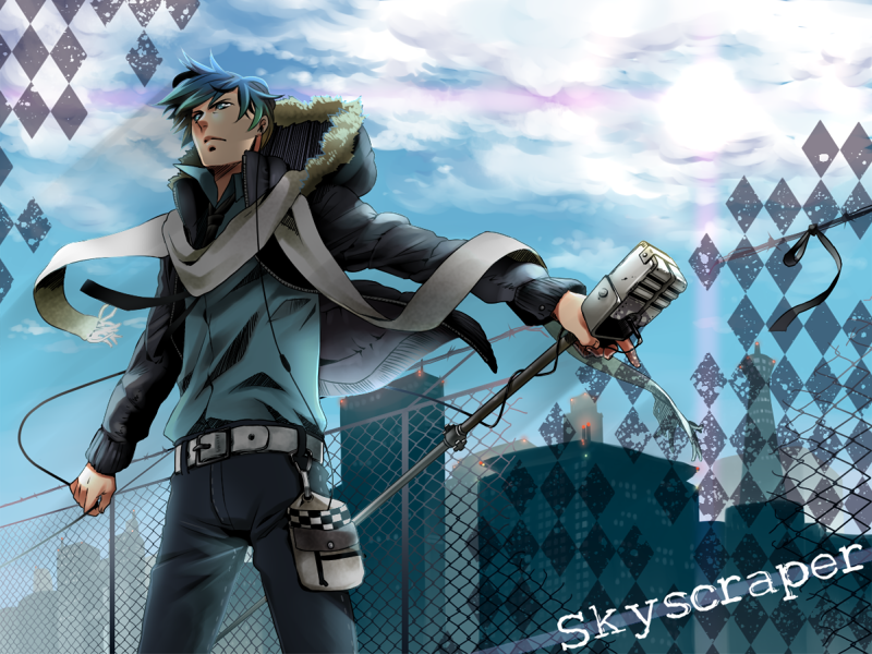 kaito (vocaloid and 1 more) drawn by soukaikei_non