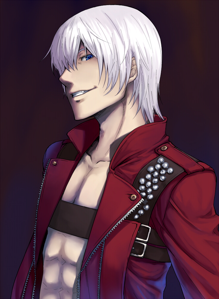dante (devil may cry and 1 more) drawn by hiroya_juuren