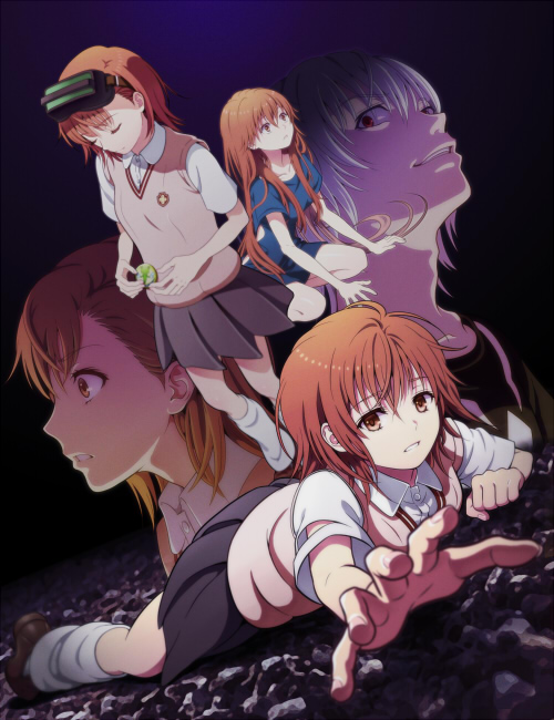 misaka mikoto, accelerator, gekota, misaka imouto, and misaka imouto 9982 (toaru majutsu no index and 2 more) drawn by ashishi
