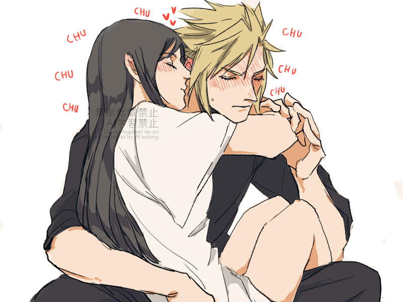 tifa lockhart and cloud strife (final fantasy and 1 more) drawn by litter7th