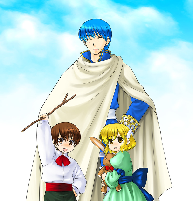 leif, nanna, and finn (fire emblem and 1 more) drawn by bo_(774berry)