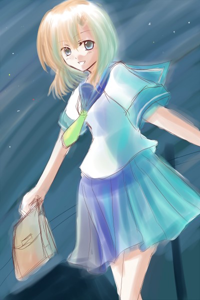 ryuuguu rena (higurashi no naku koro ni) drawn by kawatsuki