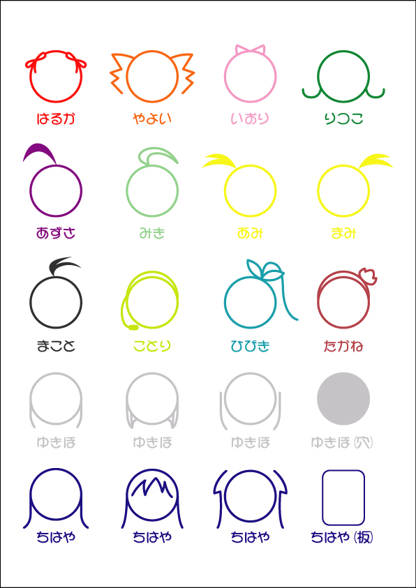 hoshii miki, kisaragi chihaya, amami haruka, kikuchi makoto, shijou takane, and 9 more (idolmaster)