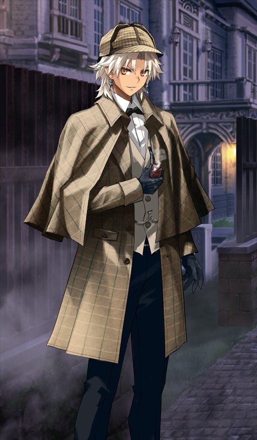 sherlock holmes and amakusa shirou (fate and 1 more) drawn by konoe_ototsugu