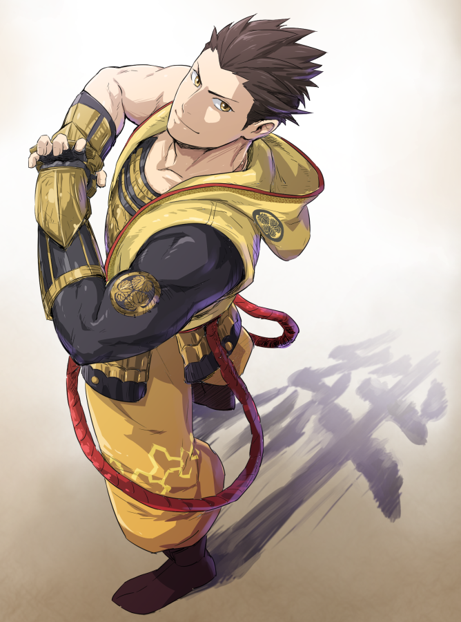 tokugawa ieyasu (sengoku basara and 1 more) drawn by jigoku_meguri