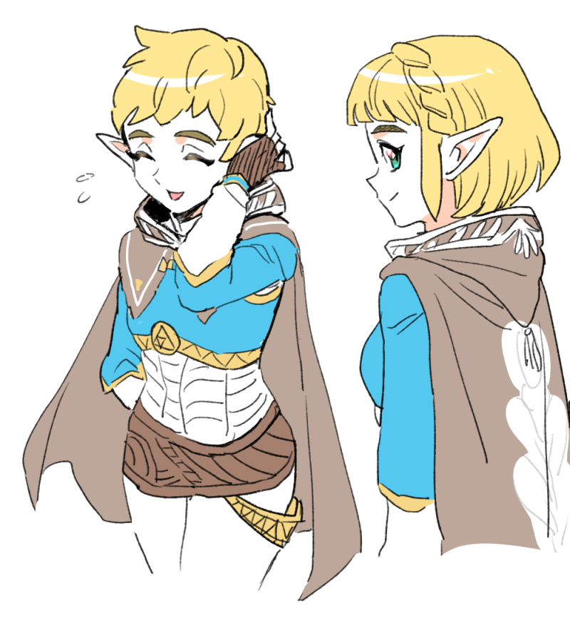 princess zelda (the legend of zelda and 1 more) drawn by dede_(qwea_00000)