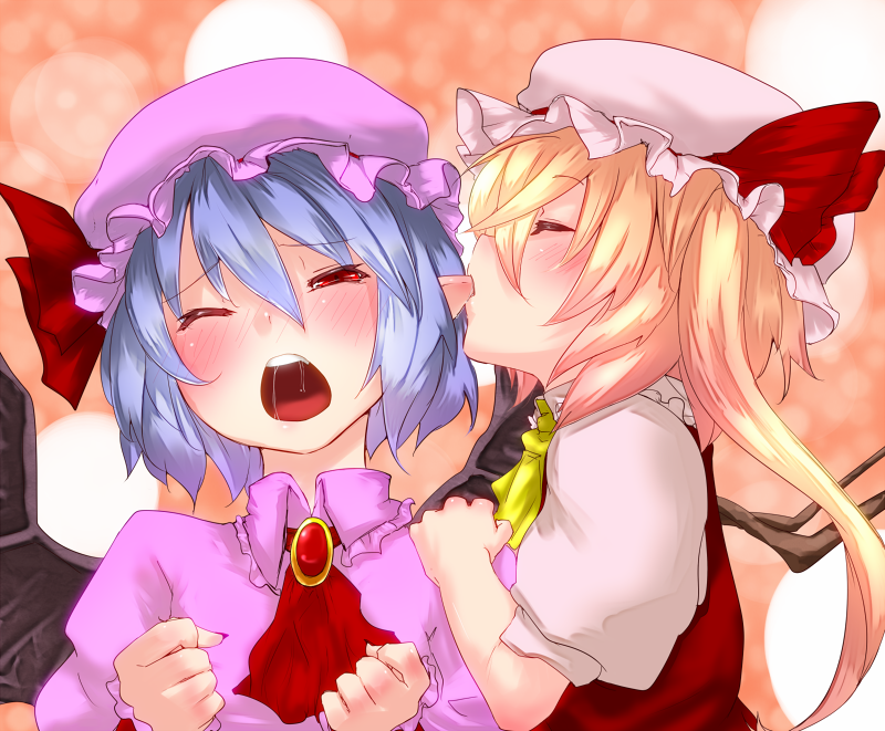 remilia scarlet and flandre scarlet (touhou) drawn by soubi