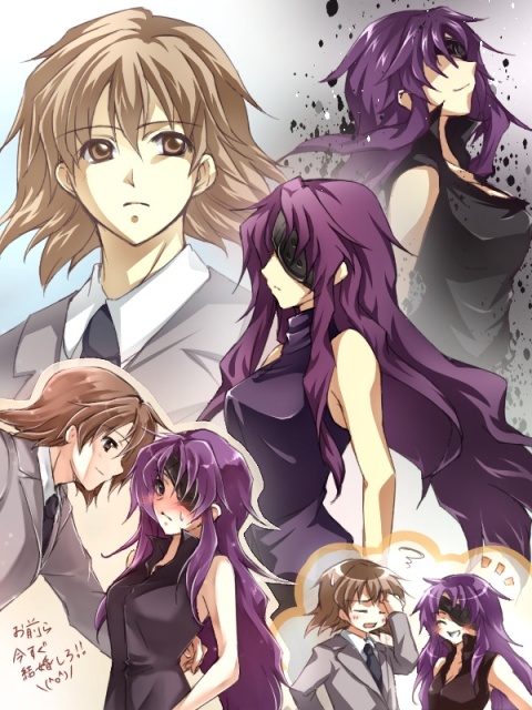 uryuu minene and nishijima masumi (mirai nikki) drawn by touko_(wisterio)