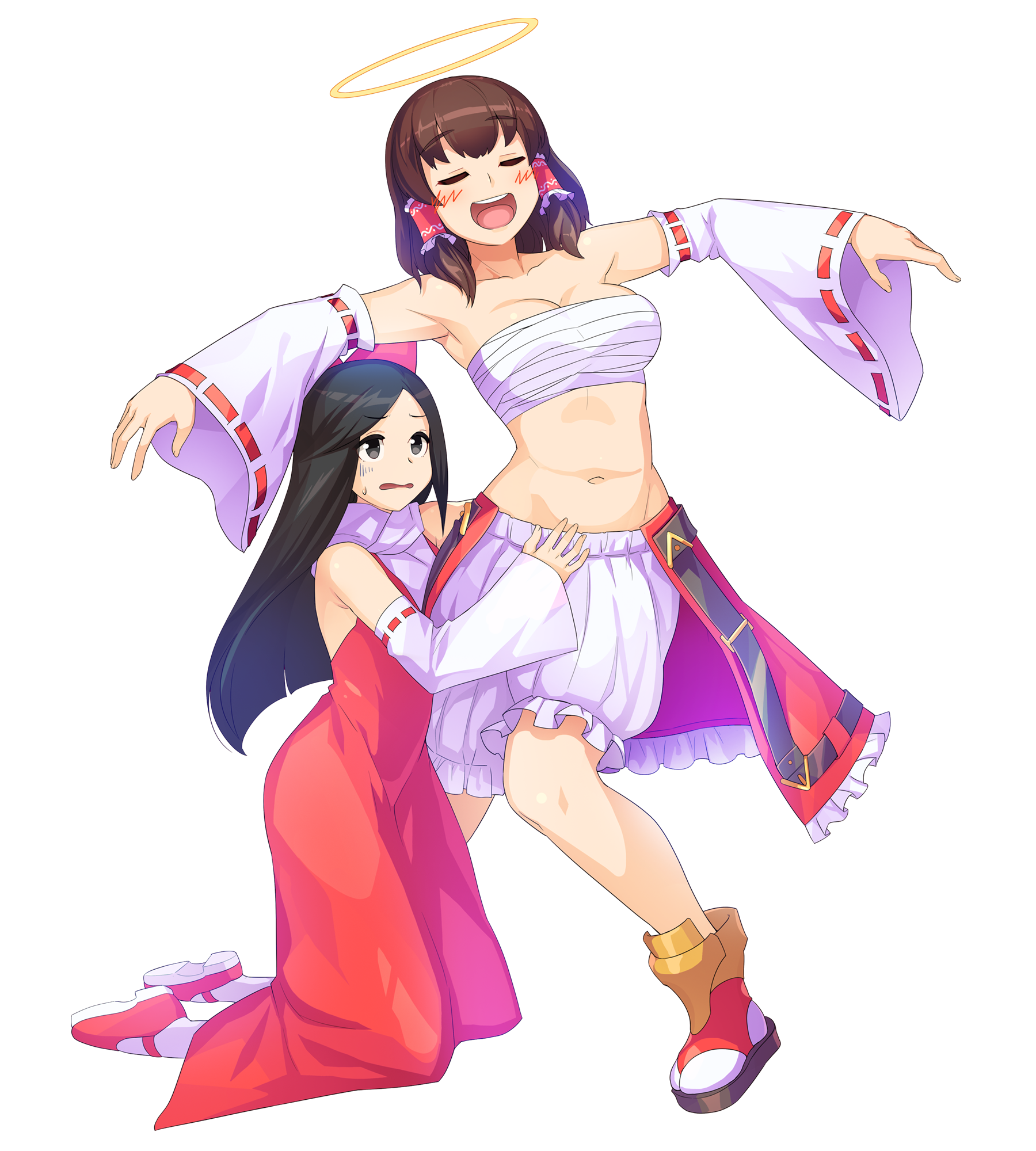 Hakurei Reimu Kanna Shiromiya Rei And Zappa Touhou And 2 More Drawn By Tarmo Danbooru Hakurei Reimu Kanna Shiromiya Rei And Zappa Touhou And 2 More Drawn By Tarmo Danbooru
