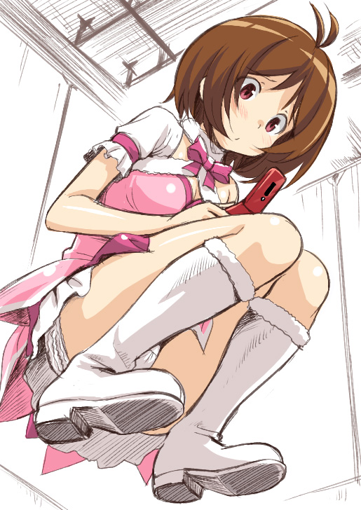 hidaka ai (idolmaster and 1 more) drawn by takayaki