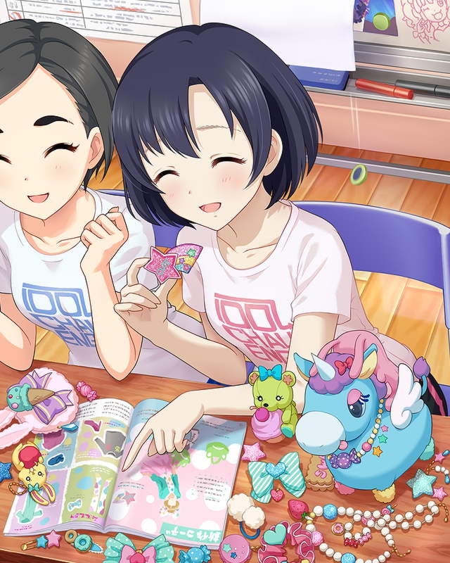 shiragiku hotaru and matsuo chizuru (idolmaster and 1 more)
