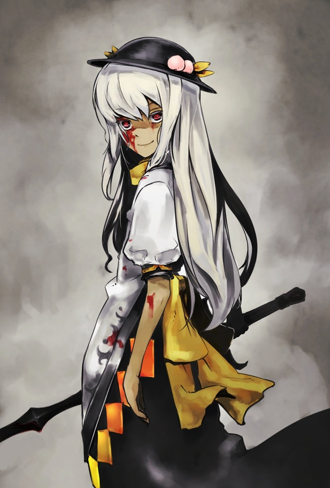 hinanawi tenshi, buront, and buronko (touhou and 2 more) drawn by yunar