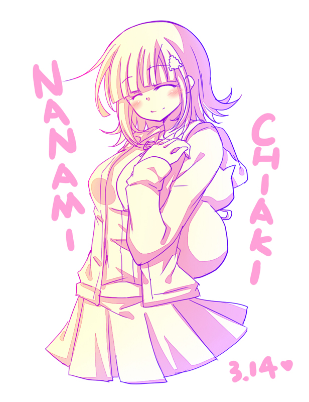 nanami chiaki (danganronpa and 2 more) drawn by nobuda