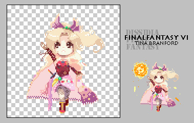 terra branford (final fantasy and 2 more) drawn by nito_(tinabfd)
