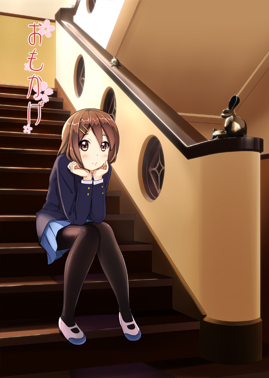 hirasawa yui (k-on!) drawn by hino_minato_(spec.c)
