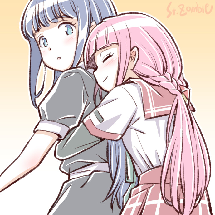 tamaki iroha and nanami yachiyo (mahou shoujo madoka magica and 1 more) drawn by studiozombie