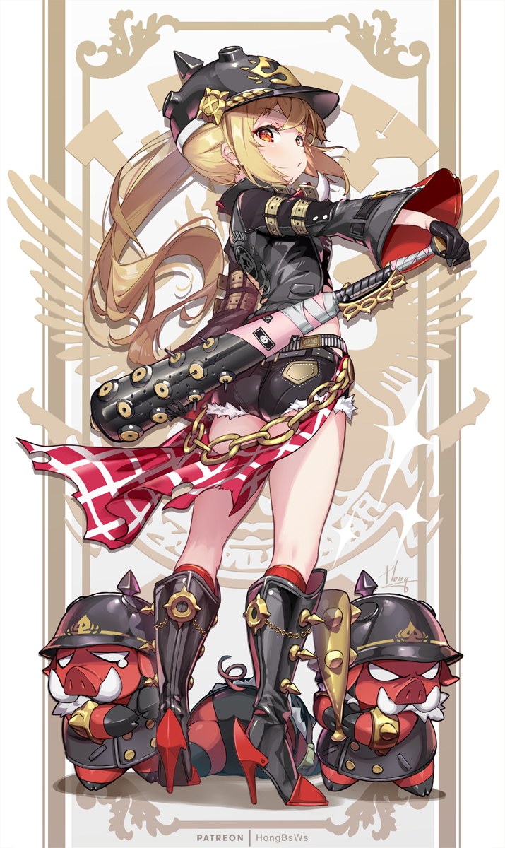 luciana de montefio and lucy's crew (zenless zone zero) drawn by hong_(white_spider)