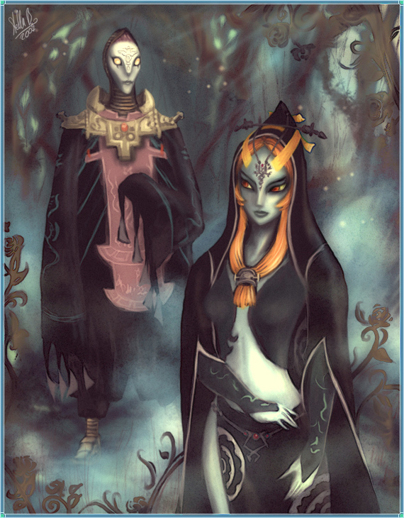 midna and zant (the legend of zelda and 1 more)