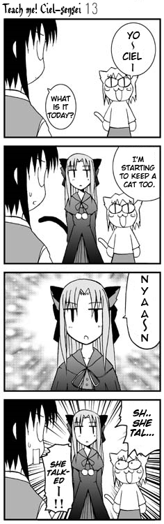 ciel, len, neco-arc, and ciel-sensei (tsukihime) drawn by onion_(lemlaml)