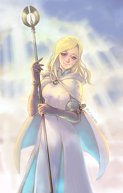 ophilia clement (octopath traveler and 1 more) drawn by regan_(hatsumi)