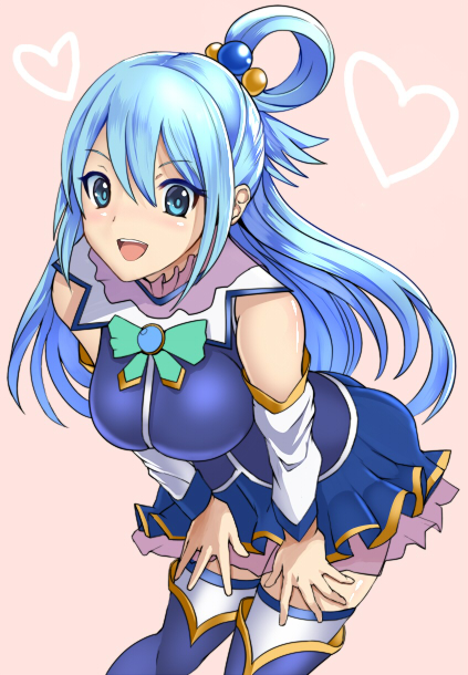 aqua (kono subarashii sekai ni shukufuku wo!) drawn by koucha_maru