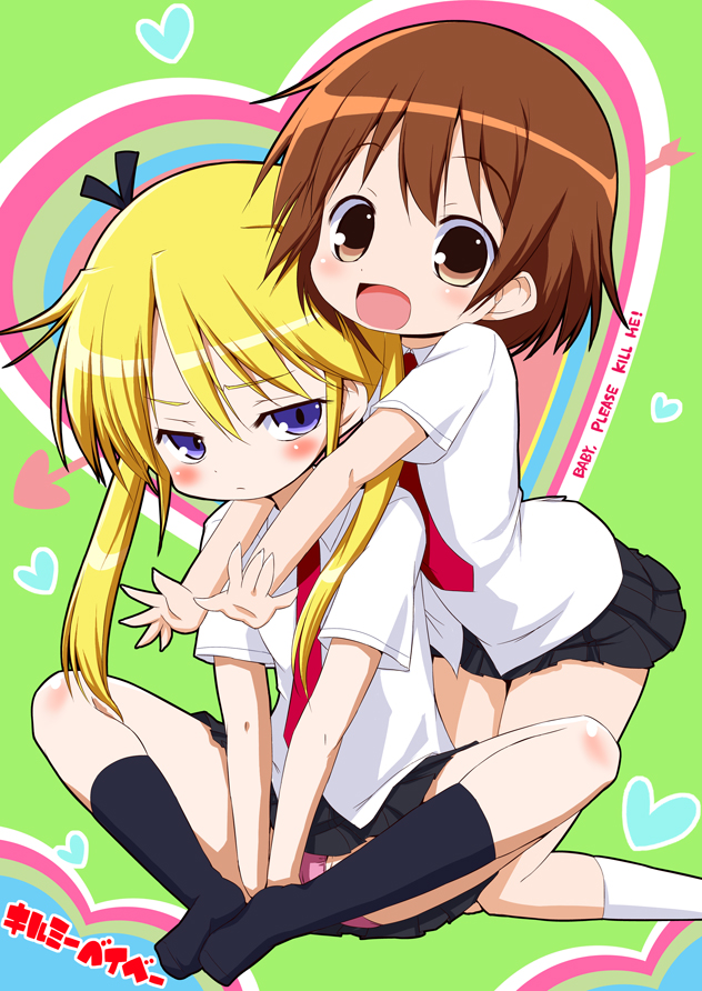 sonya and oribe yasuna (kill me baby) drawn by muu_rian