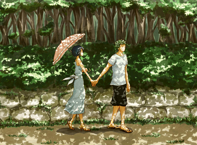 roronoa zoro and tashigi (one piece) drawn by kigisu