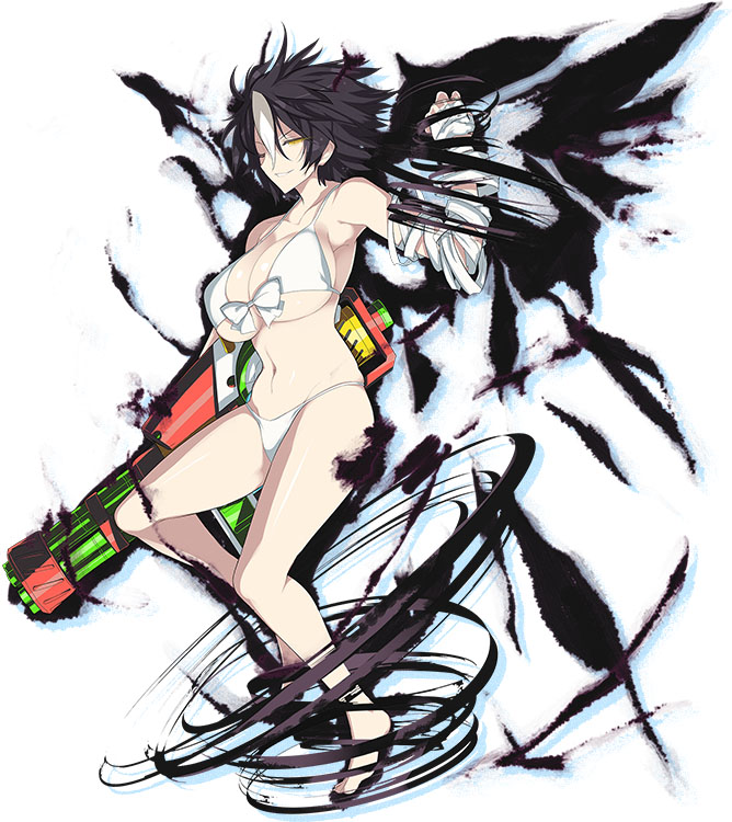 miyabi (senran kagura and 1 more) drawn by yaegashi_nan