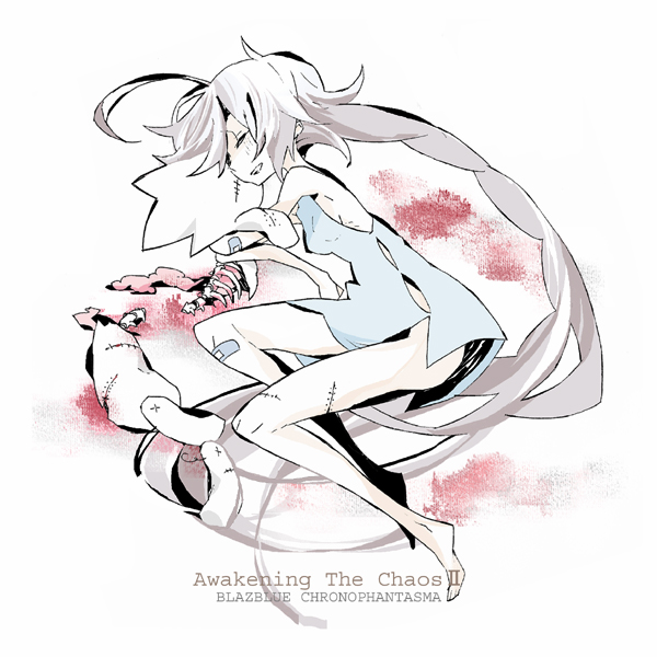 ragna the bloodedge and nu-13 (blazblue) drawn by pri_sm