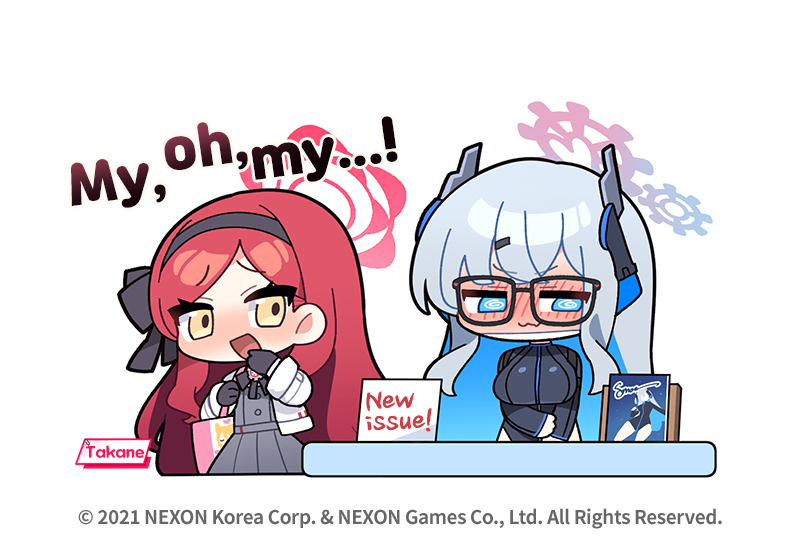 takane and meru (blue archive) drawn by donmin_h