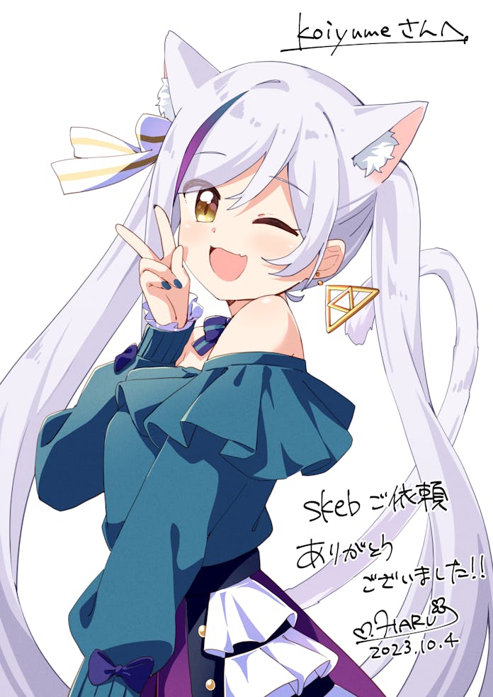 kamishiro kurea (indie virtual youtuber) drawn by haru_(konomi_150)