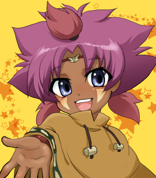 tithi (beyblade and 1 more) drawn by aju_(maccha_an)